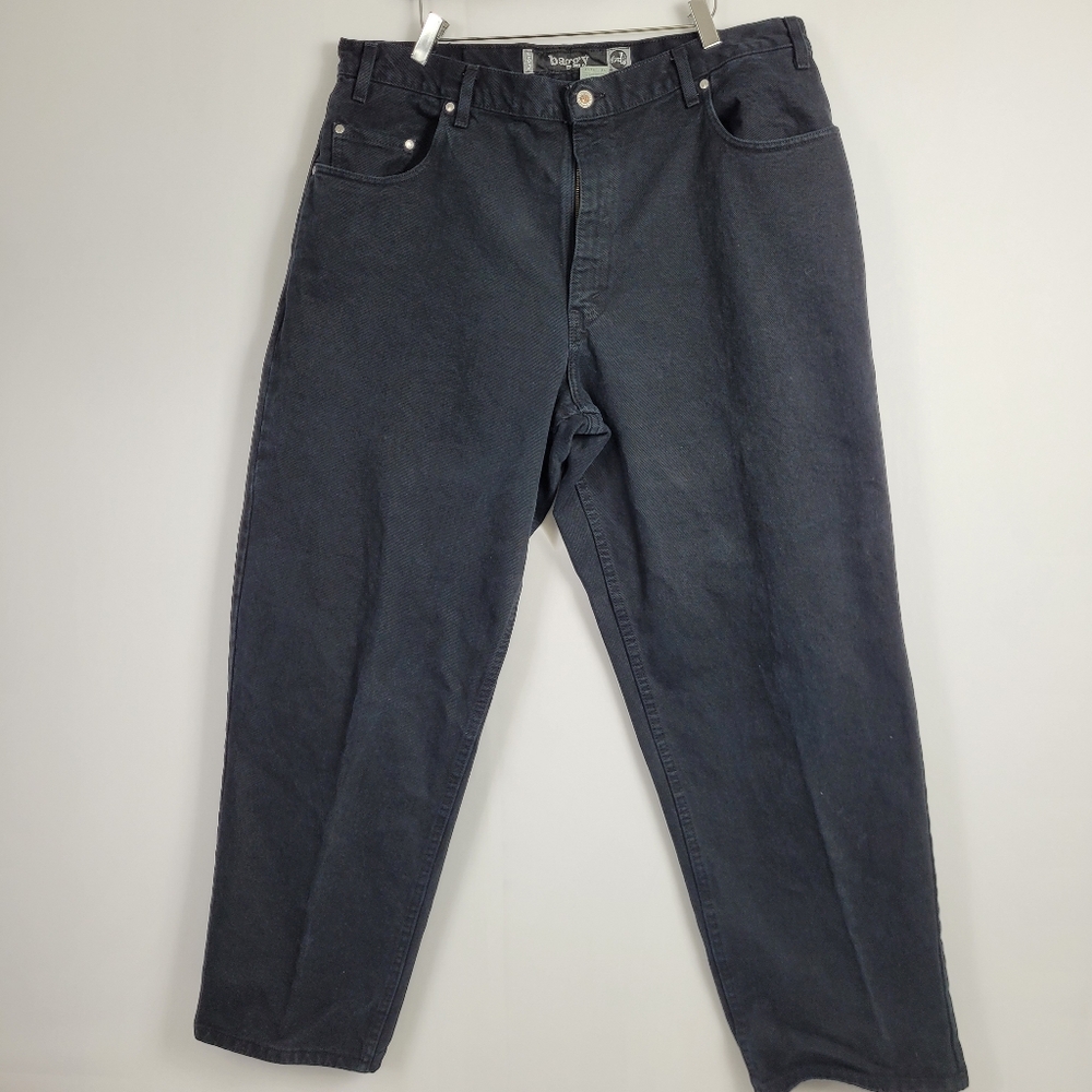 Vintage SilverTab Black Baggy Jeans Size W40 × L32